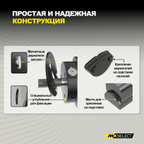 Дополнительные веса для гантелей MX SELECT (1.13 кг, 4 шт с держателем)