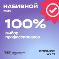 Мяч набивной BRONZE GYM FA-PWB12 12 кг