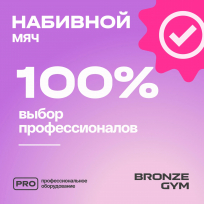 Мяч набивной BRONZE GYM FA-PWB3 3 кг
