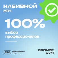 Мяч набивной BRONZE GYM FA-PWB4 4 кг