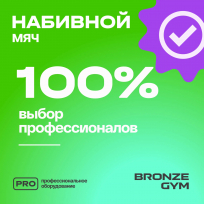 Мяч набивной BRONZE GYM FA-PWB6 6 кг