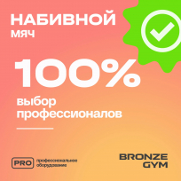 Мяч набивной BRONZE GYM FA-PWB8 8 кг