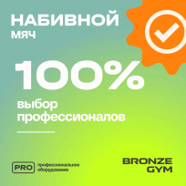 Мяч набивной BRONZE GYM FA-PWB9 9 кг