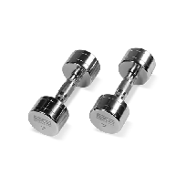Гантель хромированная BRONZE GYM 7 кг