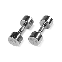 Гантель хромированная BRONZE GYM 8 кг