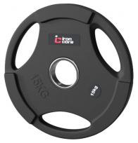 Диск обрезиненный IRON CORE Standard IC09B-15kg (15 кг)