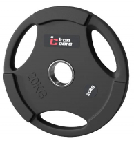 Диск обрезиненный IRON CORE Standard IC09B-20kg (20 кг)