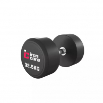 Гантельный ряд обрезиненный IRON CORE Standard IC1012 27,5-37,5 (5 пар 27.5-37.5 кг)