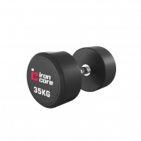 Гантельный ряд обрезиненный IRON CORE Standard IC1012 12.5-35 (10 пар 12.5-35 кг)