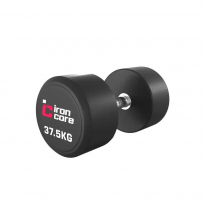 Гантельный ряд обрезиненный IRON CORE Standard IC1012 27,5-37,5 (5 пар 27.5-37.5 кг)