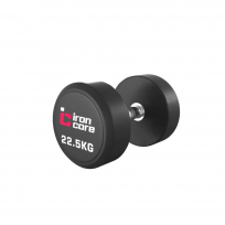 Гантельный ряд обрезиненный IRON CORE Standard IC1012 12.5-35 (10 пар 12.5-35 кг)