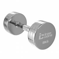 Гантельный ряд хромированный IRON CORE Standard IC1025 1-10 (10 пар 1-10 кг)