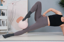 Мяч для пилатеса BLOOM LB7002/20/PK розовый 20 см