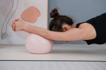 Мяч для пилатеса BLOOM LB7002/20/PK розовый 20 см