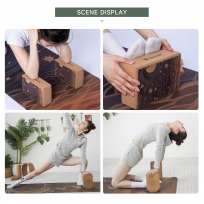 Блок для йоги BLOOM LB7123/WO