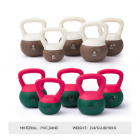 Гиря мягкая Bloom LB7012/10/RD красный-зеленый (10 кг)