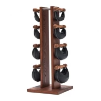 Набор гантелей с подставкой NOHrD Swing Turm 13204 (Ясень окрашенный)
